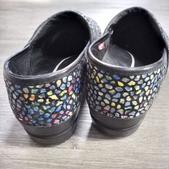 Sanita Women's Clog Multi-colored Stained Glass Print size 39/8 US - Picture 13 of 15